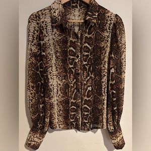 Snakeskin blouse